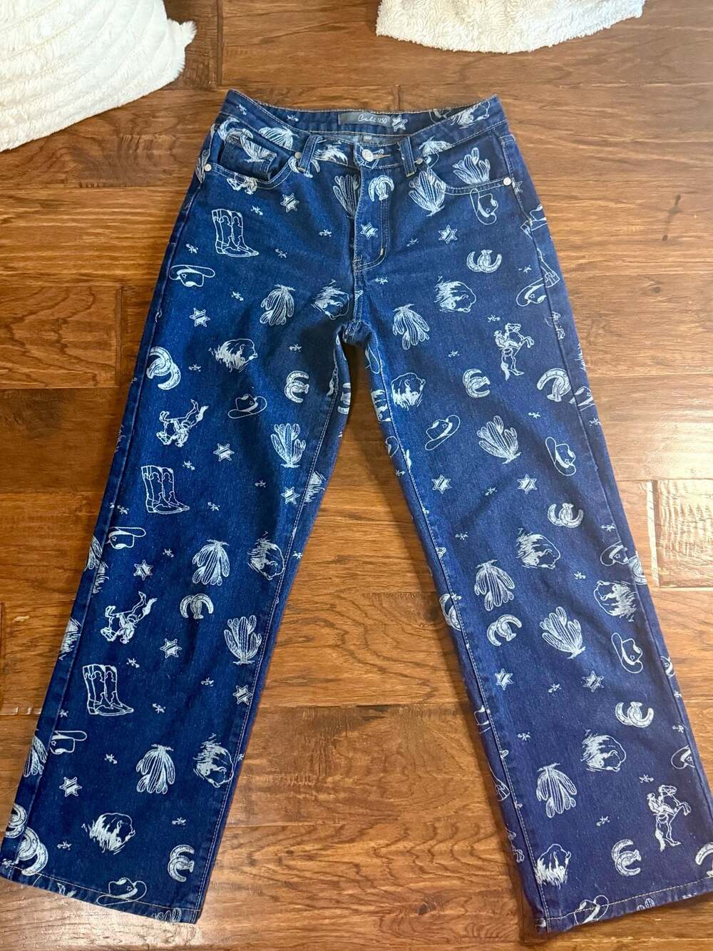 Cali 1850 Women's Western Wide Leg Jeans sz4